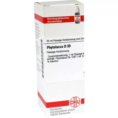 PHYTOLACCA D 30 skiedinys, 20 ml