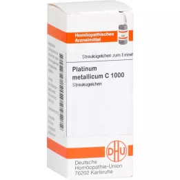 PLATINUM METALLICUM C 1000 rutuliukų, 10 g