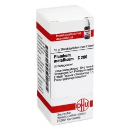 PLUMBUM METALLICUM C 200 rutuliukų, 10 g