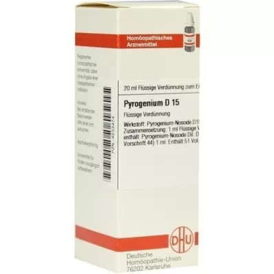 PYROGENIUM D 15 skiedinys, 20 ml