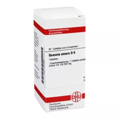 DHU Quassia D 6 tabletės, 80 vnt