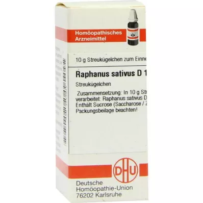 RAPHANUS SATIVUS D 12 rutuliukų, 10 g