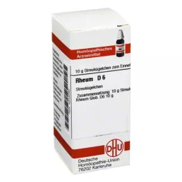 RHEUM D 6 rutuliukai, 10 g