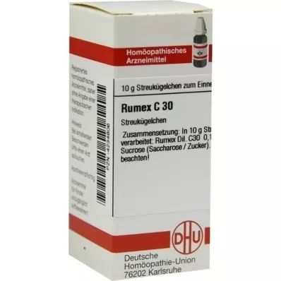 RUMEX C 30 rutuliukų, 10 g