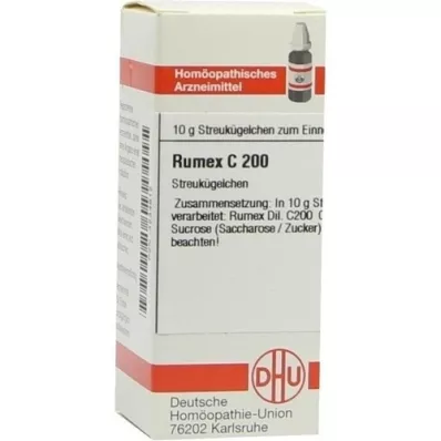 RUMEX C 200 rutuliukų, 10 g