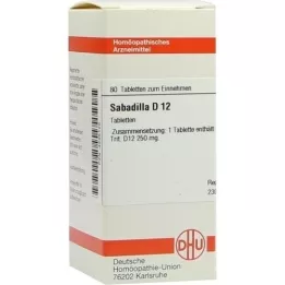 SABADILLA D 12 tablečių, 80 kapsulių