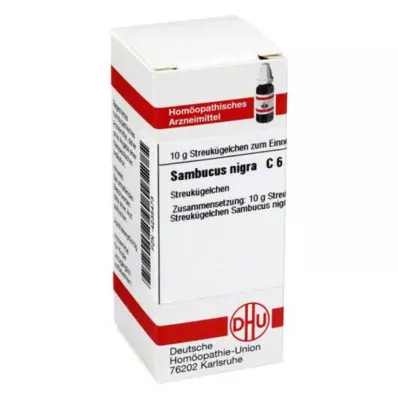 DHU Sambucus nigra C 6 rutuliukai, 10 g
