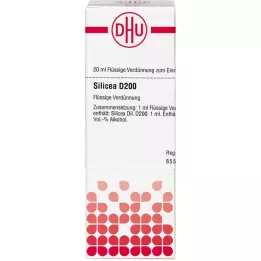 SILICEA D 200 skiedinys, 20 ml