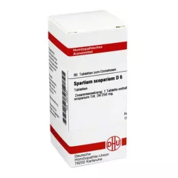 SPARTIUM SCOPARIUM D 6 tabletės, 80 kapsulių