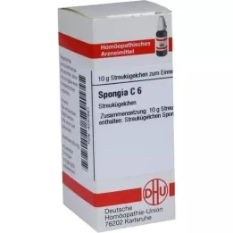 SPONGIA C 6 rutuliukai, 10 g