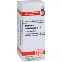 STANNUM METALLICUM D 12 rutuliukų, 10 g