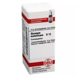 STANNUM METALLICUM D 12 rutuliukų, 10 g