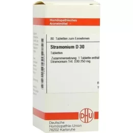 STRAMONIUM D 30 tablečių, 80 kapsulių