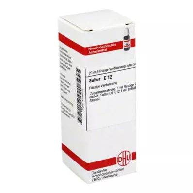 SULFUR C 12 skiedinys, 20 ml