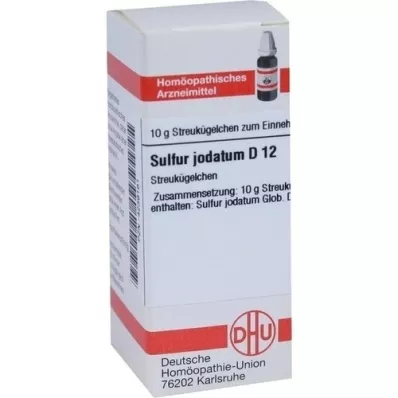 SULFUR JODATUM D 12 rutuliukų, 10 g