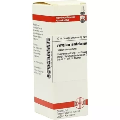 SYZYGIUM JAMBOLANUM D 4 skiedinys, 20 ml