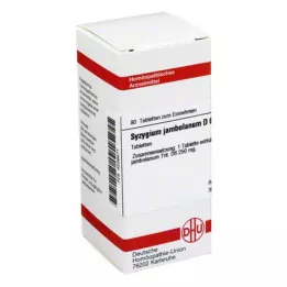 SYZYGIUM JAMBOLANUM D 6 tabletės, 80 kapsulių