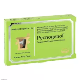 PYCNOGENOL KIEFERNRINDENEXTRAKT Pharma Nord Drag, 60 vnt