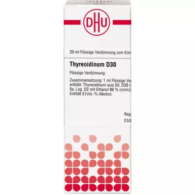 THYREOIDINUM D 30 skiedinys, 20 ml