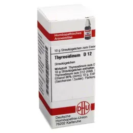 THYREOIDINUM D 12 rutuliukų, 10 g