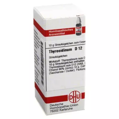 THYREOIDINUM D 12 rutuliukų, 10 g