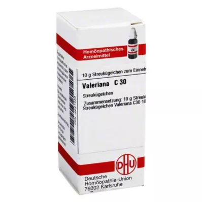 DHU Valeriana C 30 rutuliukų, 10 g