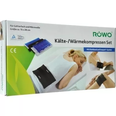 RÖWO Šaltas-šiltas kompresas su velcro tvarsčiu 2 vnt., 1 P