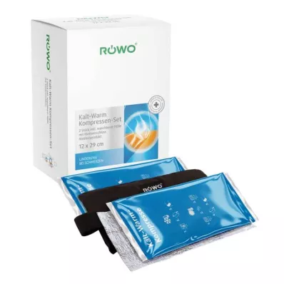 RÖWO Šaltas-šiltas kompresas su velcro tvarsčiu 2 vnt., 1 P