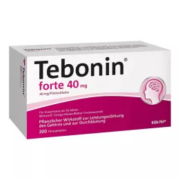 TEBONIN forte 40 mg plėvele dengtos tabletės, 200 vnt