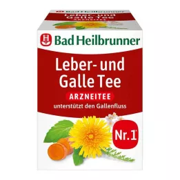 BAD HEILBRUNNER Kepenų ir tulžies pūslės arbatos filtravimo maišeliai, 8X1,75 g
