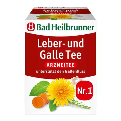 Bad Heilbrunner arbatos kepenų ir tulžies filtro maišelis, 8X1,75 g