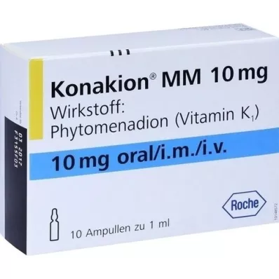 KONAKION MM 10 mg tirpalas, 10 vnt