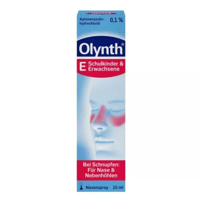 OLYNTH 0,1 % suaugusiesiems skirtas nosies purškalas, 15 ml