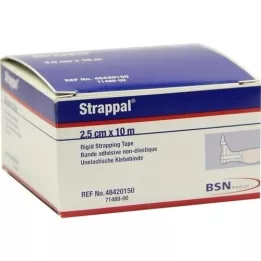 STRAPPAL Juostinis tvarstis 2,5 cmx10 m, 1 vnt