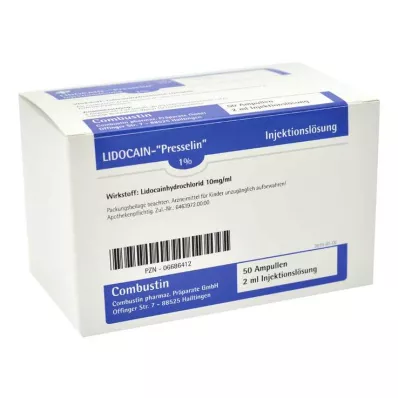 LIDOCAIN PRESSELIN 1% injekcinis tirpalas, 100X2 ml