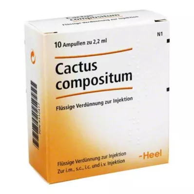 CACTUS COMPOSITUM Ampulės, 10 vnt