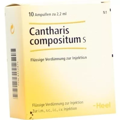 CANTHARIS COMPOSITUM S Ampulės, 10 vnt