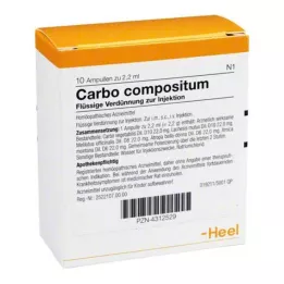 CARBO COMPOSITUM Ampulės, 10 vnt