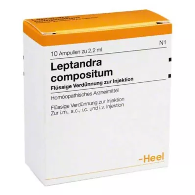LEPTANDRA COMPOSITUM Ampulės, 10 vnt
