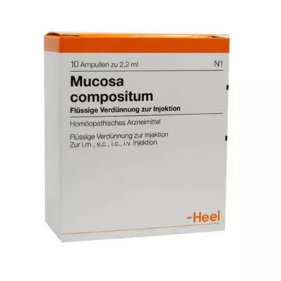 MUCOSA compositum ampulės, 10 vnt