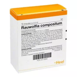 RAUWOLFIA COMPOSITUM Ampulės, 10 vnt