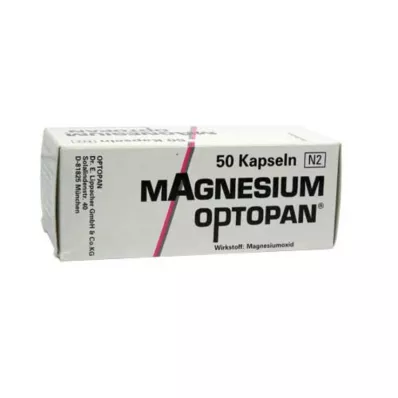 MAGNESIUM OPTOPAN Kapsulės, 50 vnt