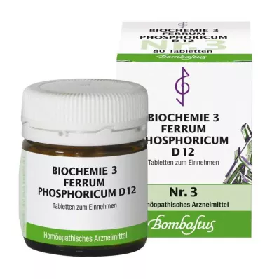 Biochemija 3 Ferrum phosphoricum D 12 tablečių, 80 vnt
