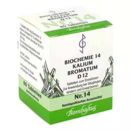 BIOCHEMIE 14 Potassium bromatum D 12 tablečių, 80 vnt