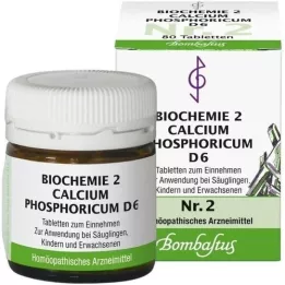 BIOCHEMIE 2 Calcium phosphoricum D 6 tabletės, 80 vnt