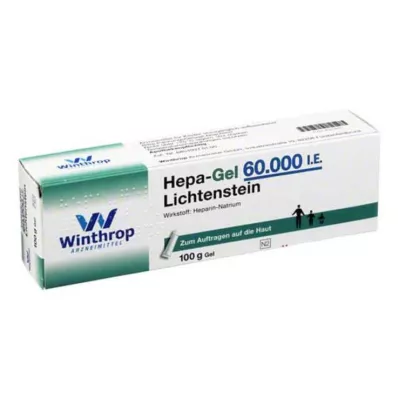 HEPA GEL 60 000 I.U. Lichtenšteinas, 100 g