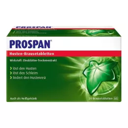 PROSPAN Šnypščiančios tabletės nuo kosulio, 20 vnt