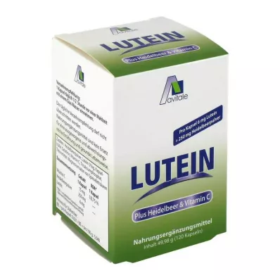 LUTEIN KAPSELN 6 mg + mėlynės, 120 vnt LUTEIN KAPSELN 6 mg + mėlynės, 120 vnt