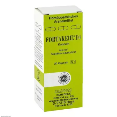 FORTAKEHL D 4 kapsulės, 20 vnt