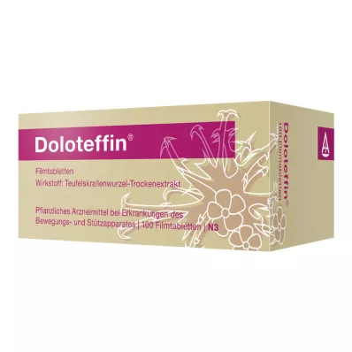 DOLOTEFFIN Plėvele dengtos tabletės, 100 vnt